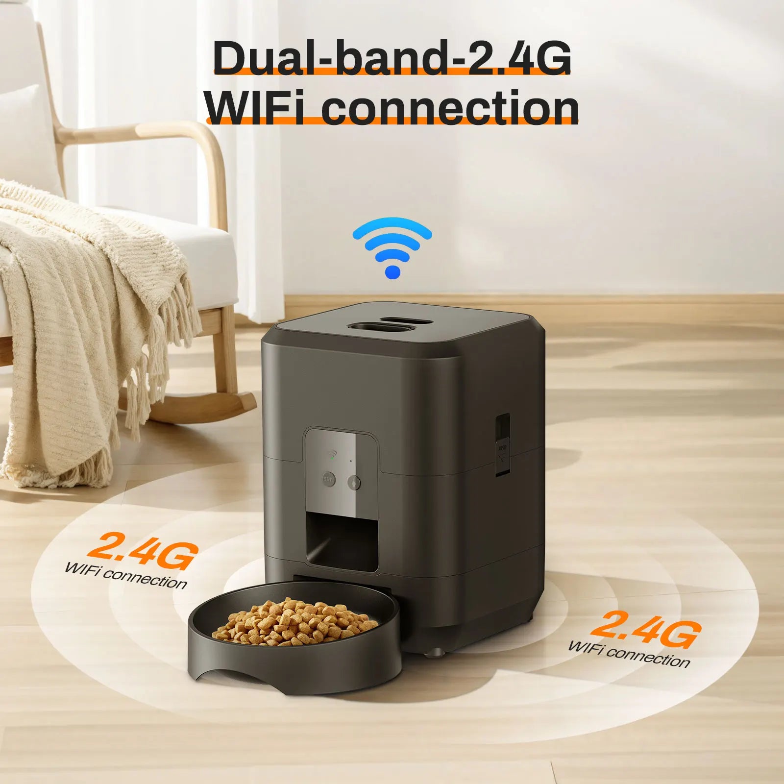 Automatic Wireless Pet Feeder